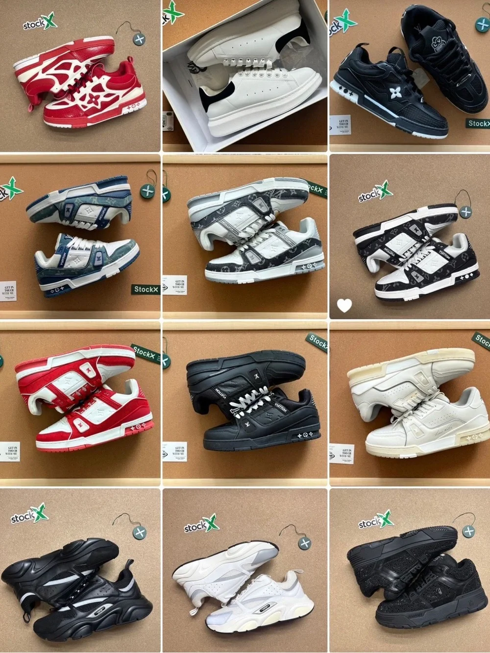 Jordan Retro Sneakers - Black, White, Pink, Blue, Tan, Red, Cream Options - Picture 7 of 7